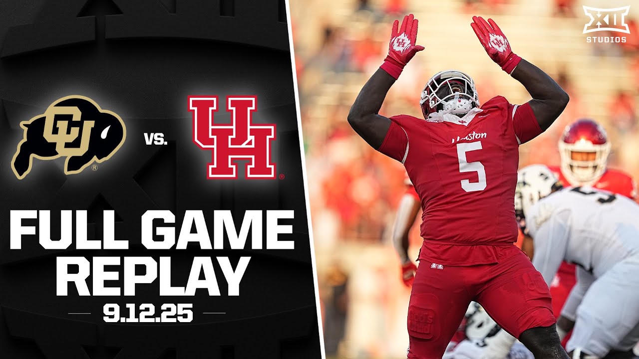Colorado vs. Houston Football Full Game Replay (9.12.25)