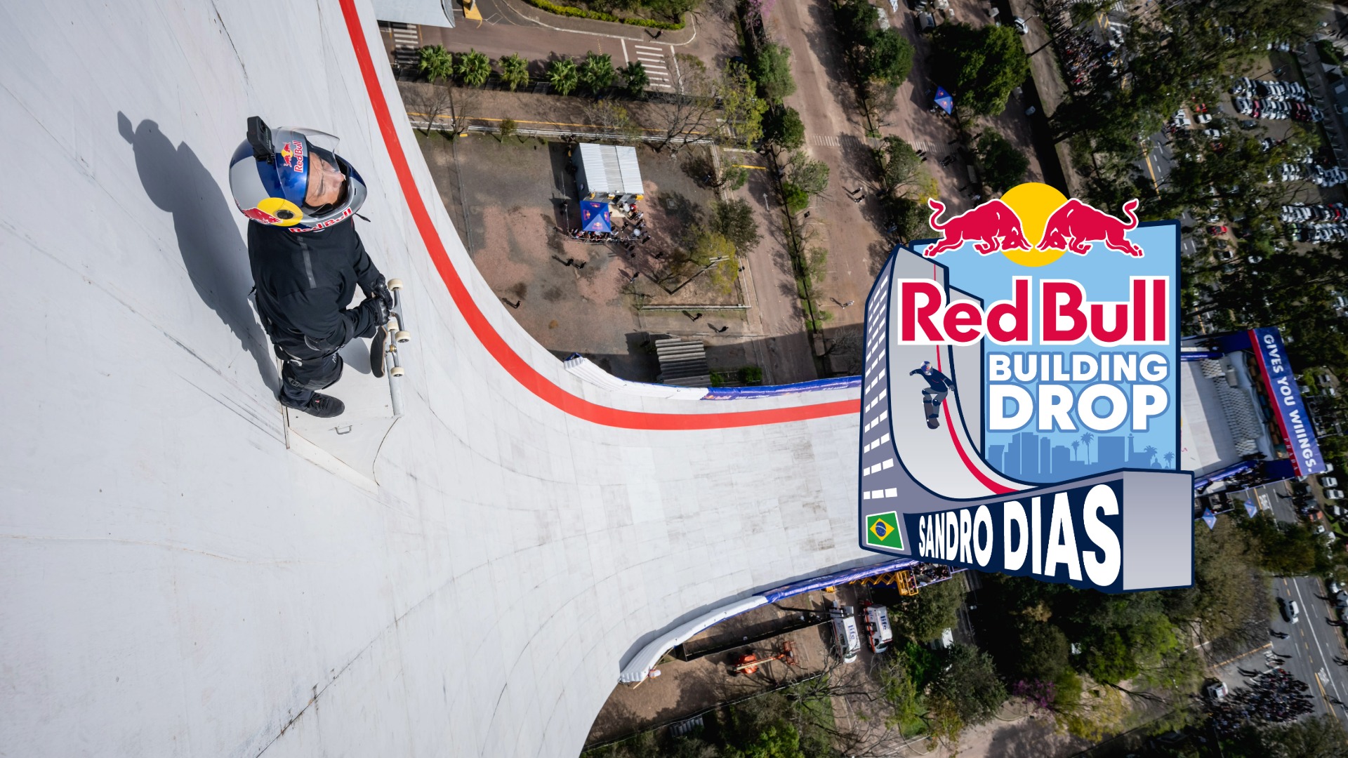 SKATE: Red Bull Building Drop – Sandro Dias's Records