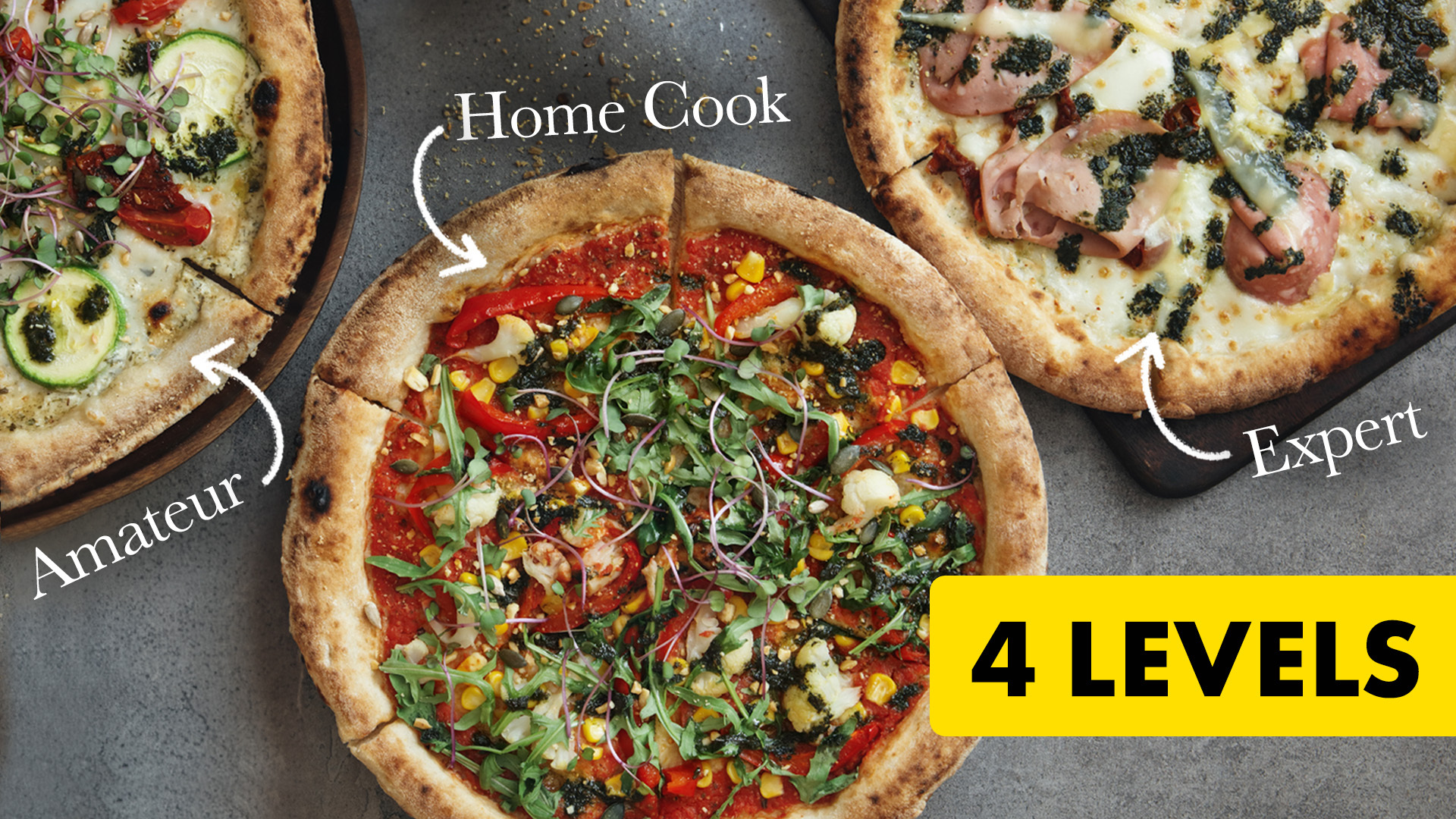 4 Levels: Amateur to Food Scientist