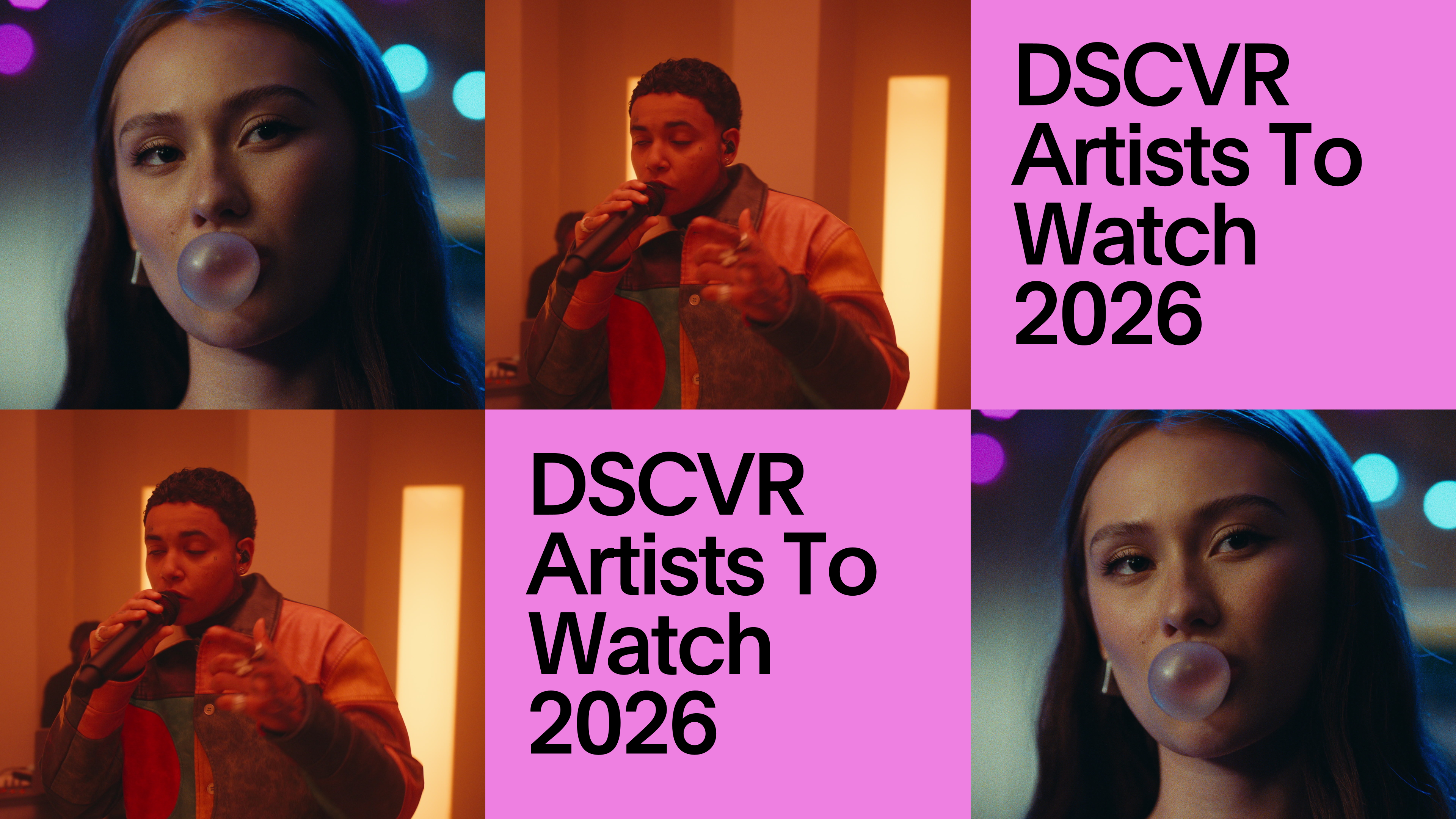 DSCVR Artists To Watch 2026