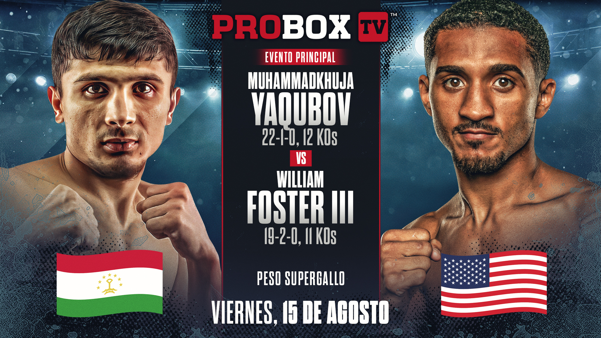 Serie de Contendientes: Yaqubov vs Foster III