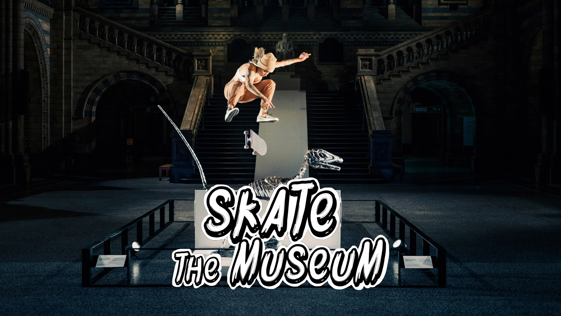 Skate the Museum: un skatepark entre fósiles