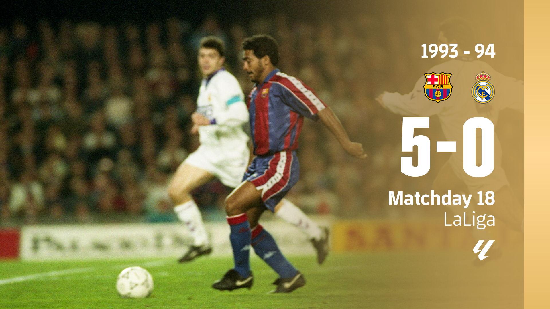 PARTIDO COMPLETO | Barça - Reial Madrid | La Liga 1993/1994