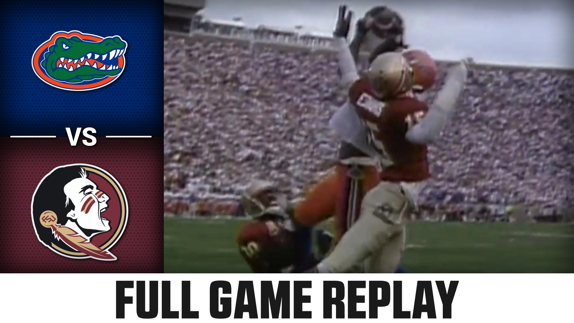 Florida vs. Florida State (11.30.96) Football Replay