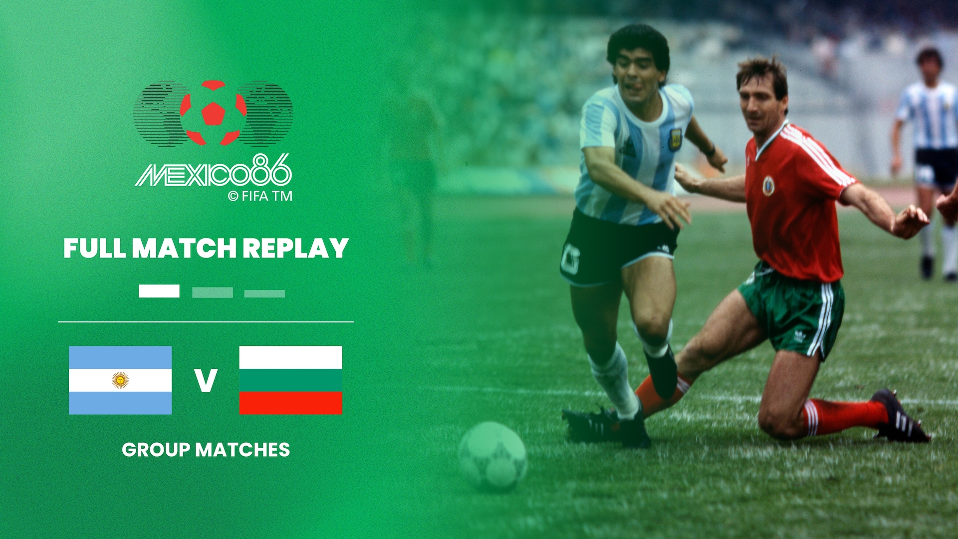 Argentina vs Bulgaria | Fase de grupos | Copa Mundial de la FIFA México 1986™ | Partido completo