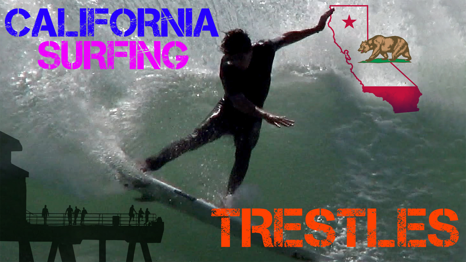 California Surfing Trestles