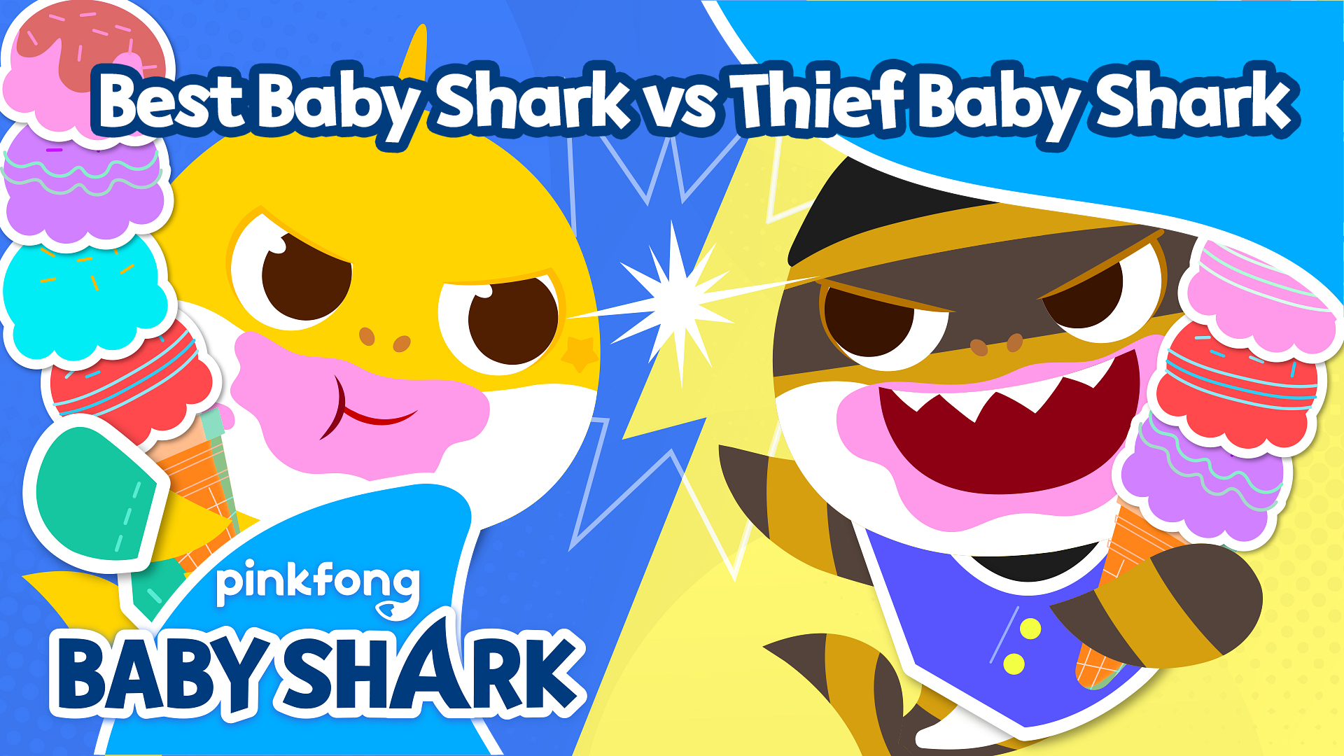 Best Baby Shark Vs Thief Baby Shark