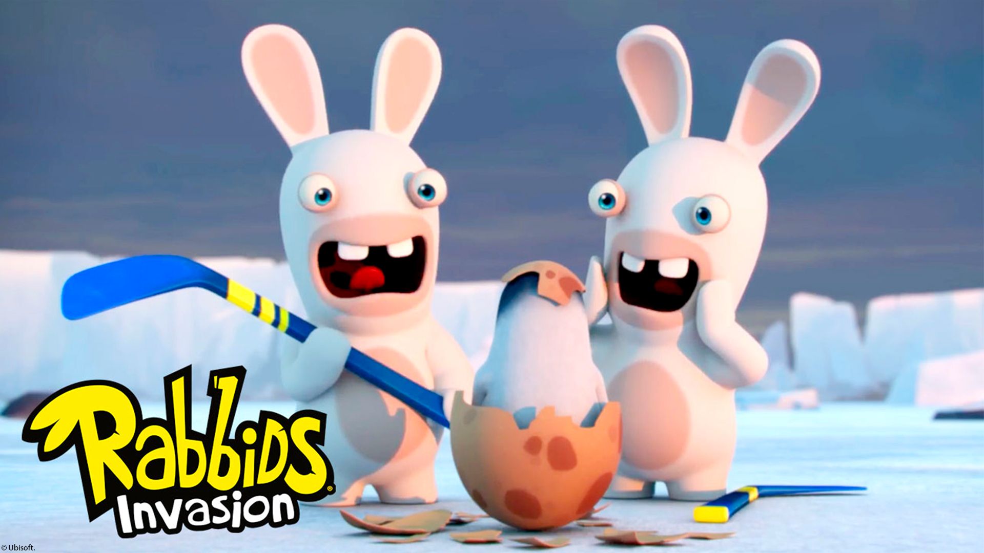 Los Rabbids aterrizan en el Polo Norte.