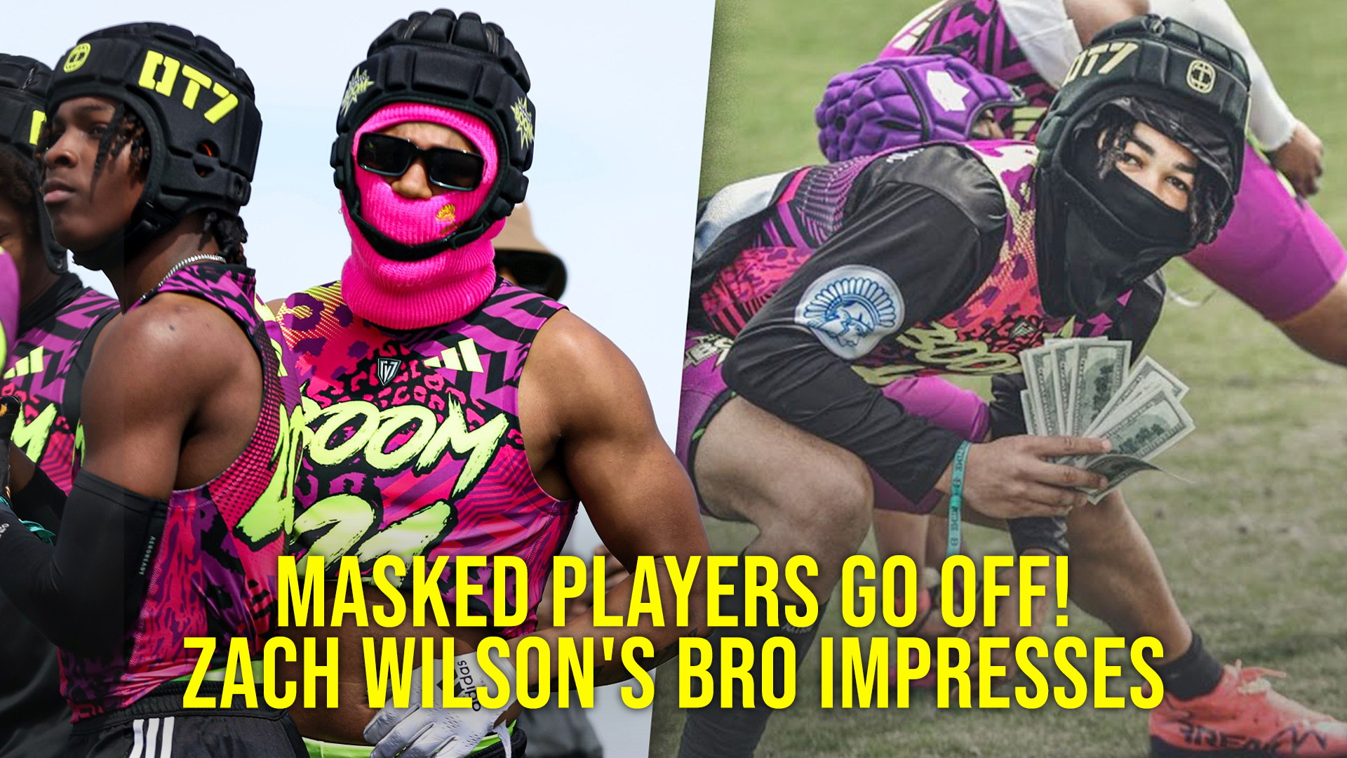 MASKED PLAYERS GO OFF! ZACH WILSON'S BRO IMPRESSES