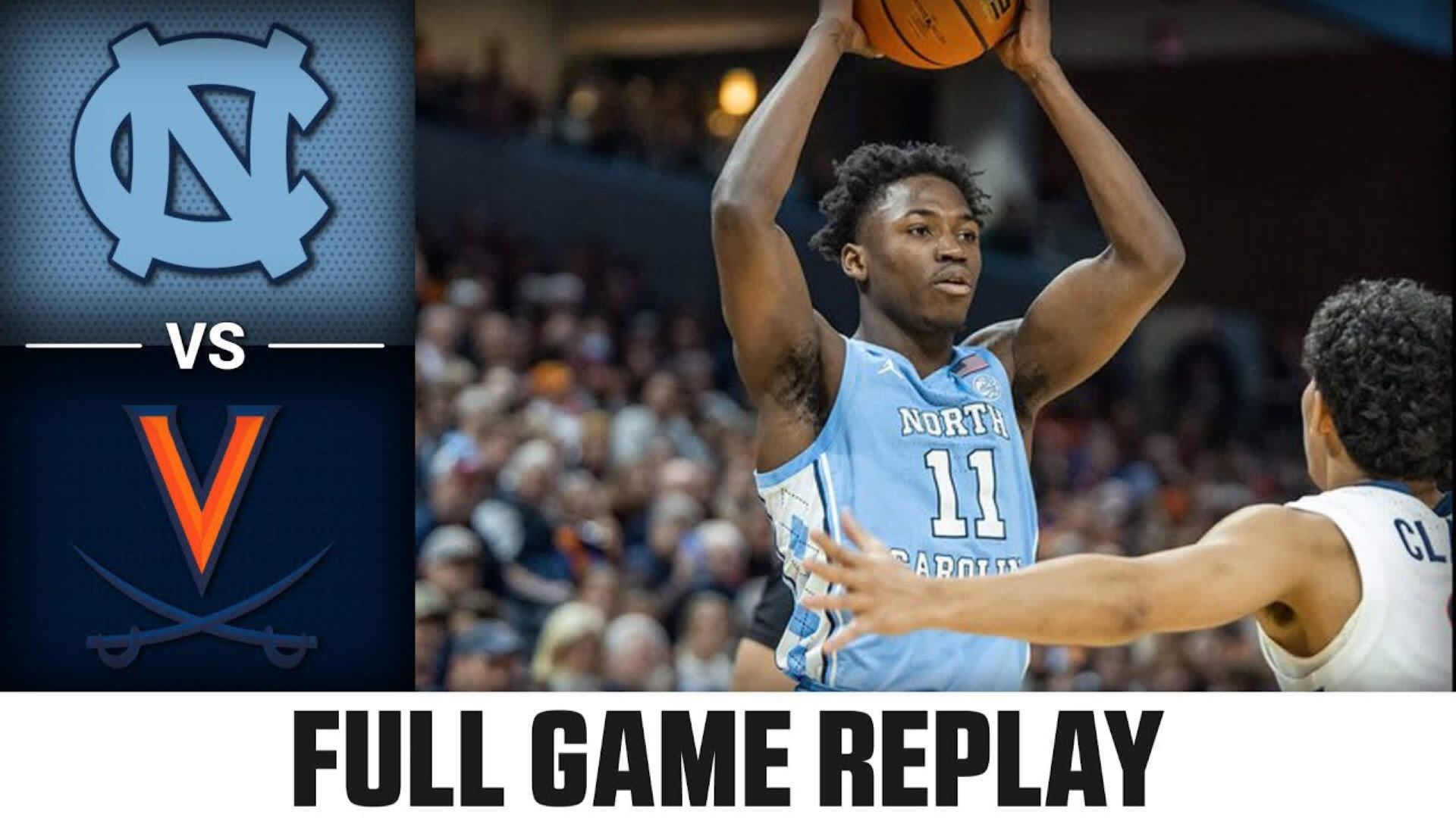 North Carolina vs. Virginia (1.10.23) MBB Replay