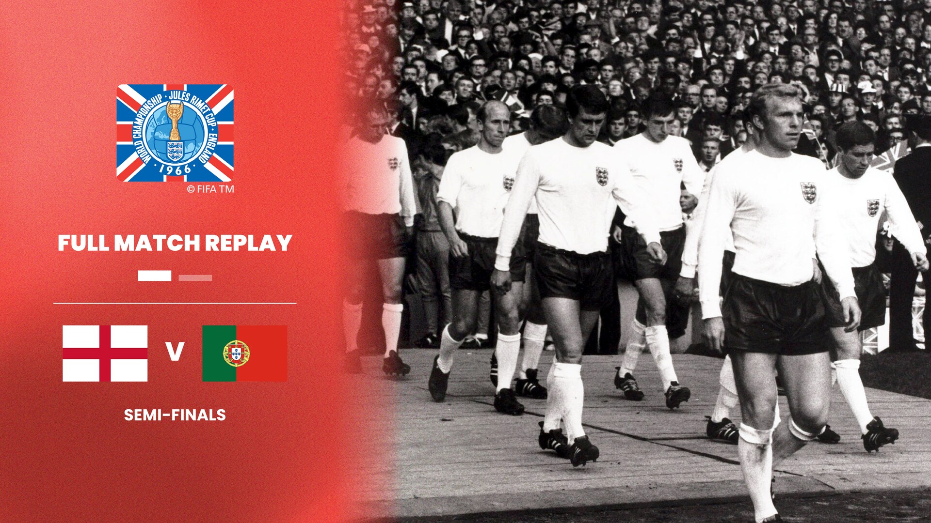 England v Portugal | Semi-finals | 1966 FIFA World Cup England™ | Full Match Replay
