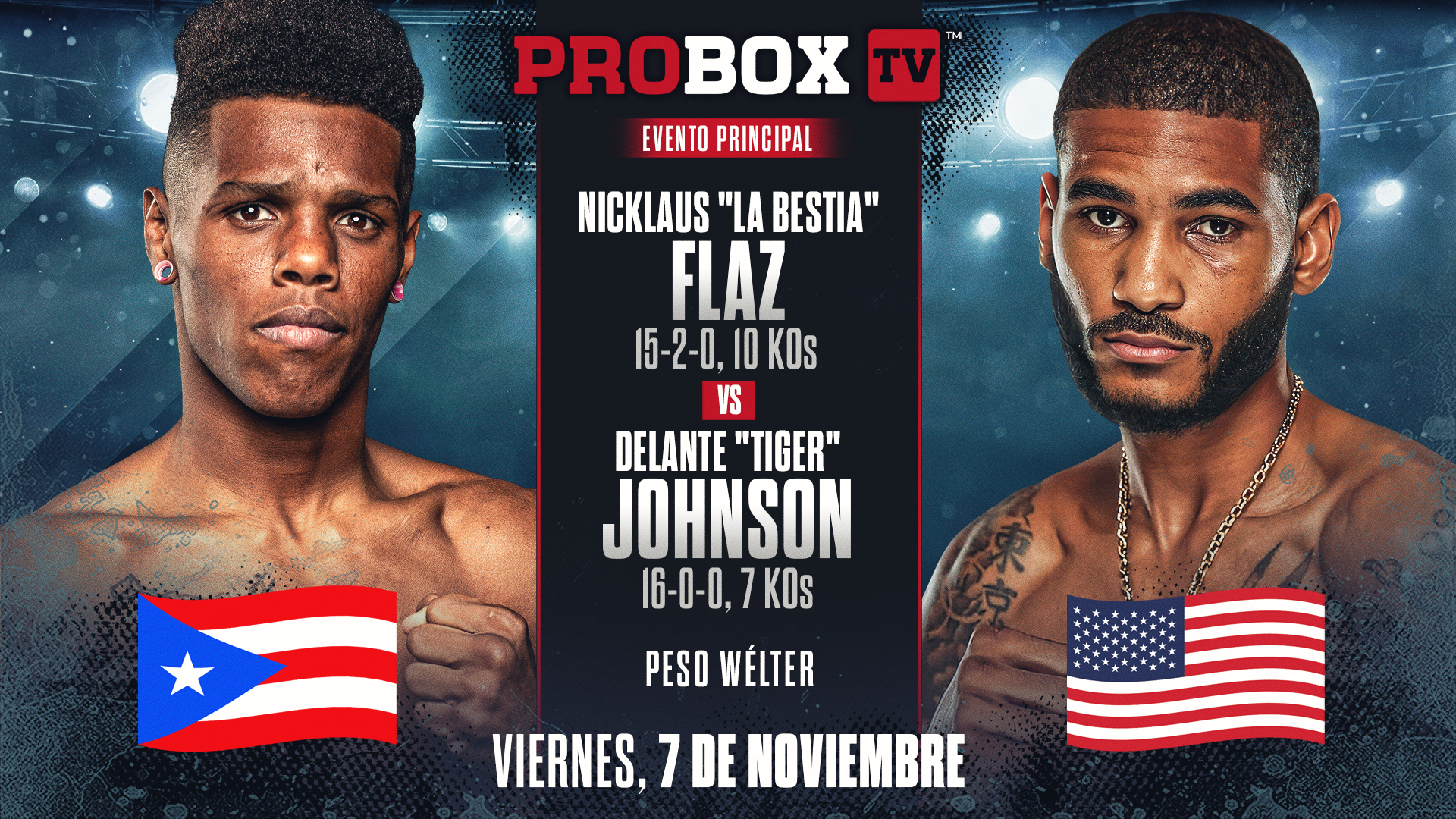 Series de Contendientes: Flaz vs Johnson