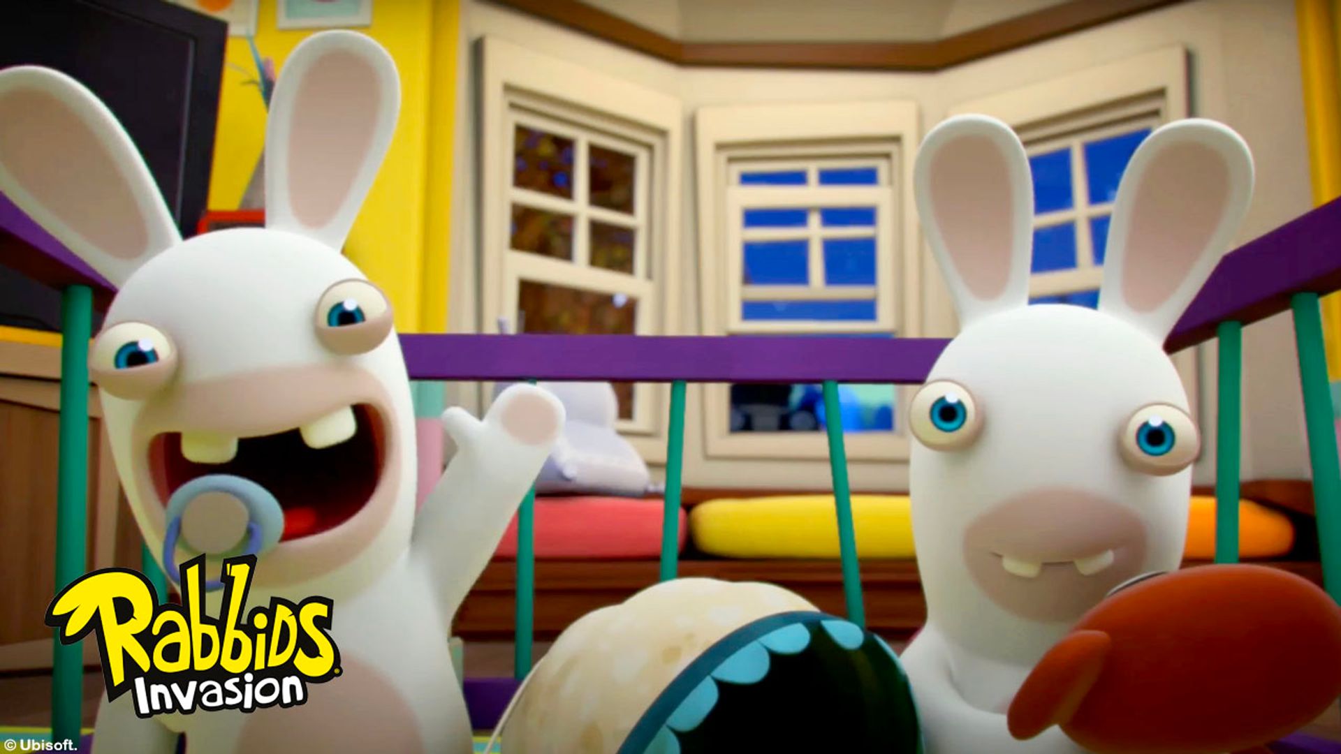Los Rabbids hacen de canguro