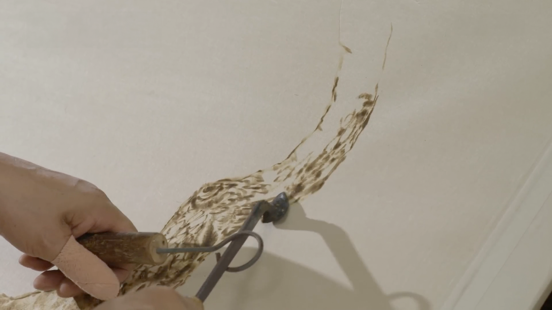 불로 그림을 그리다. 낙화장