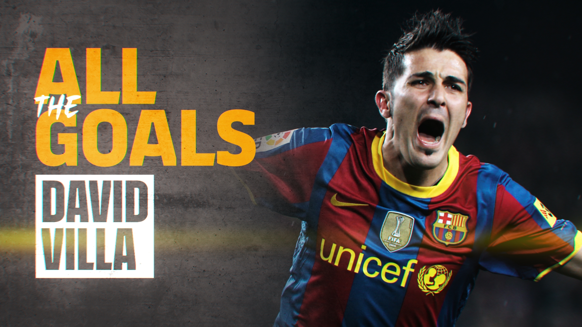 Todos los goles. David Villa