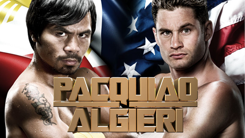 World Championship Boxing: Manny Pacquiao vs. Chris Algieri