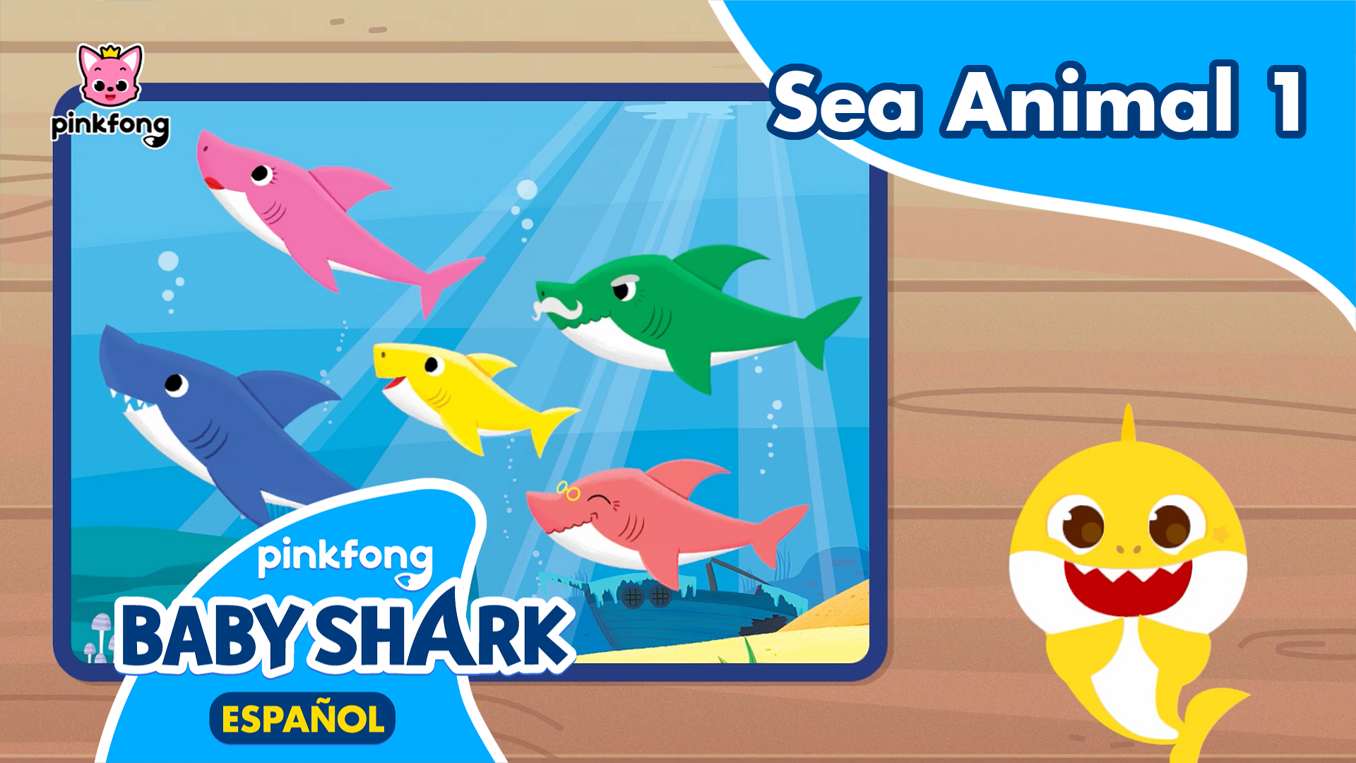 Al Escondite con Tiburón Bebé Sea Animal 1