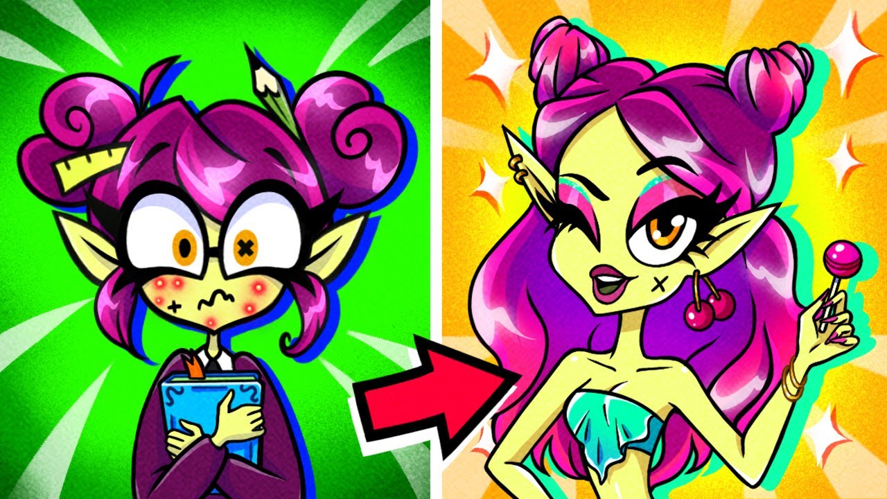 ¡¿Qué hay dentro de la cabeza de Nerd?! || Tímida vs. loca