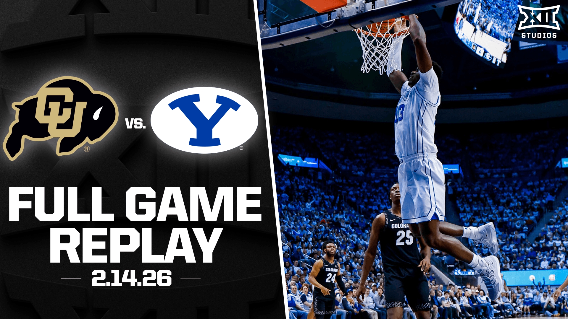 Colorado vs. BYU Men's Basketball Full Game Replay (2.14.26)