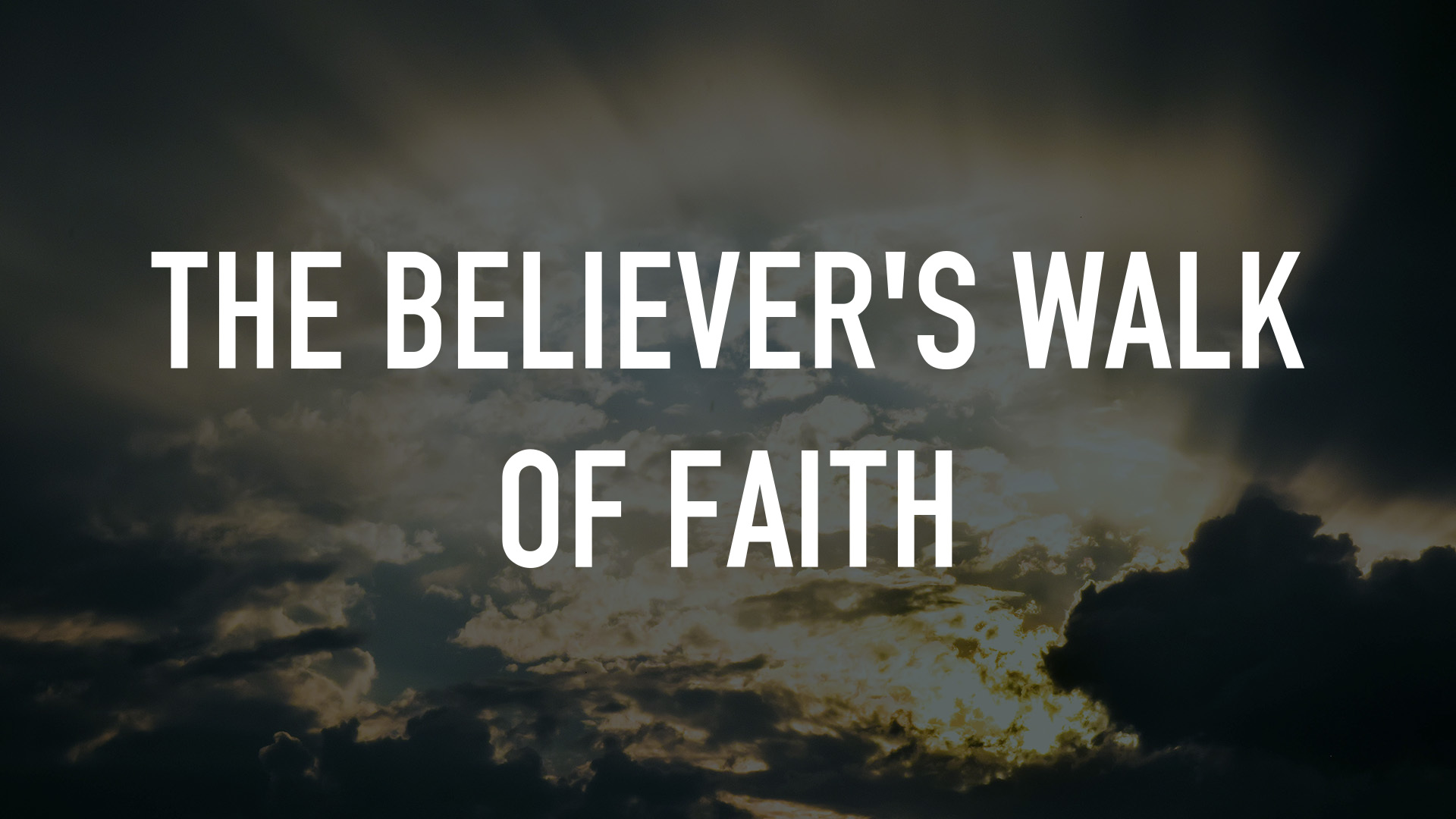 The Believer's Walk of Faith