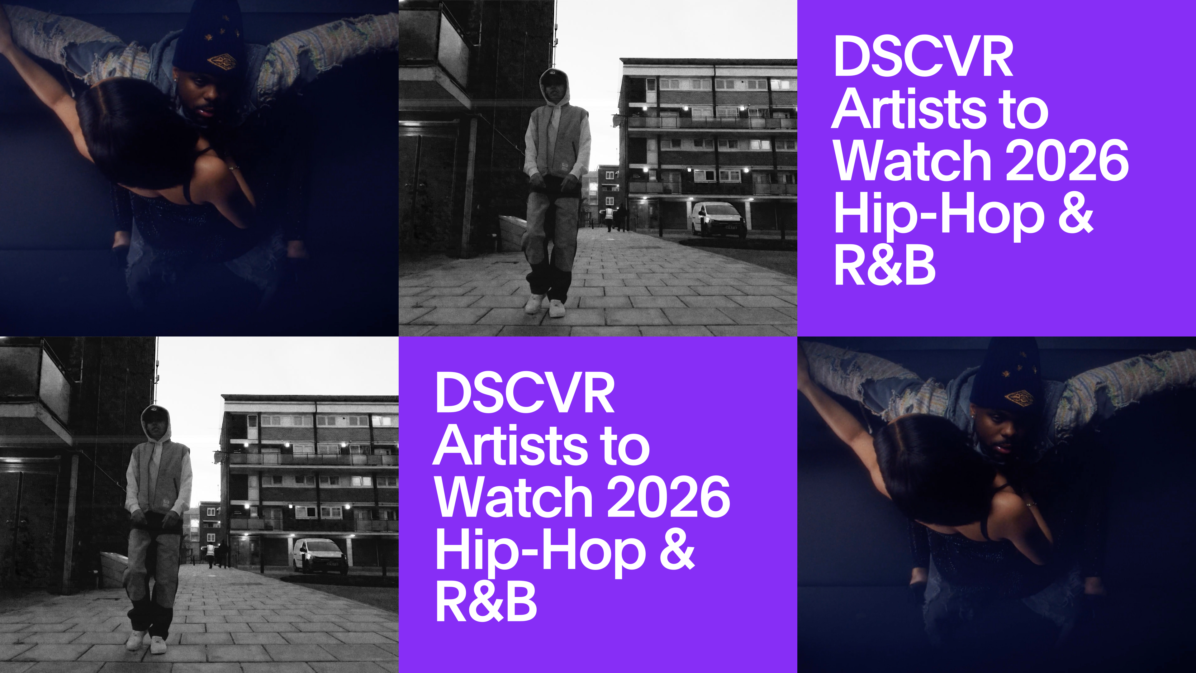 DSCVR Artists to Watch 2026 Hip-Hop & R&B