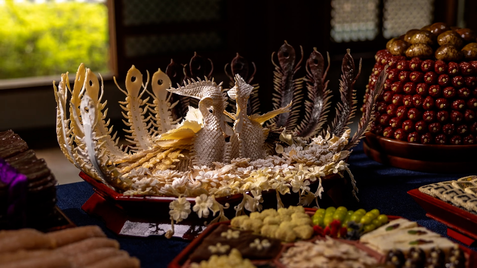 오징어, 봉황되어 날다. 남도의례음식장