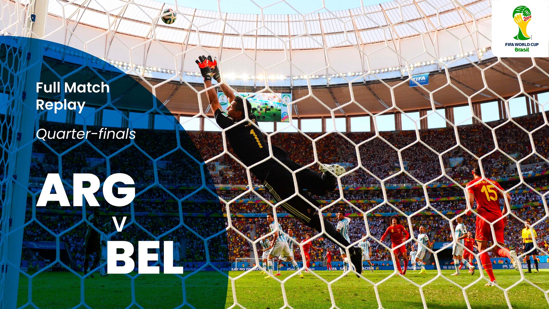 Argentina vs Bélgica | Cuartos de final | Copa Mundial de la FIFA Brasil 2014™ | Partido completo