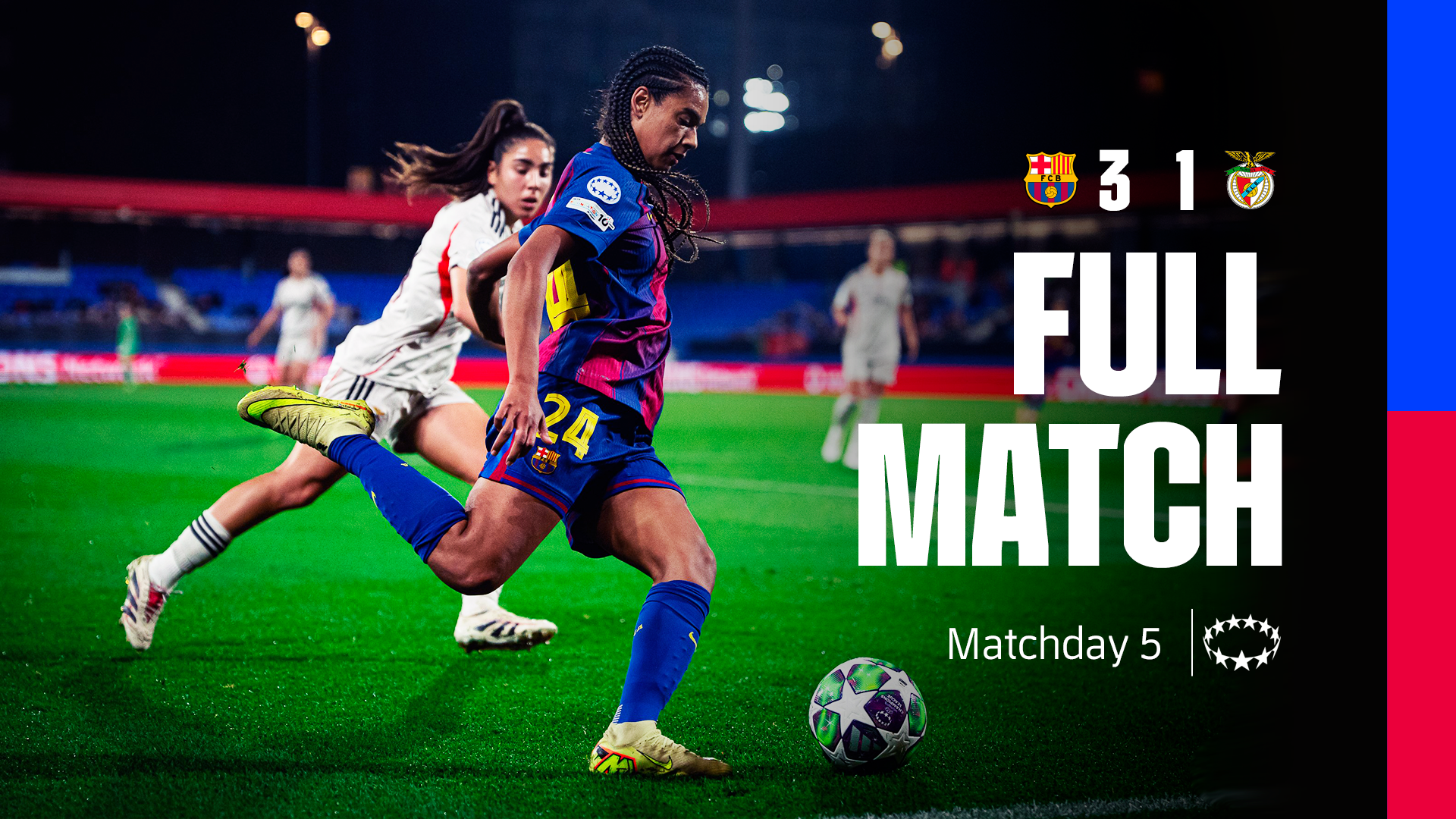 PARTIDO COMPLETO | Barça - Benfica | UEFA Women's Champions League 2025/2026
