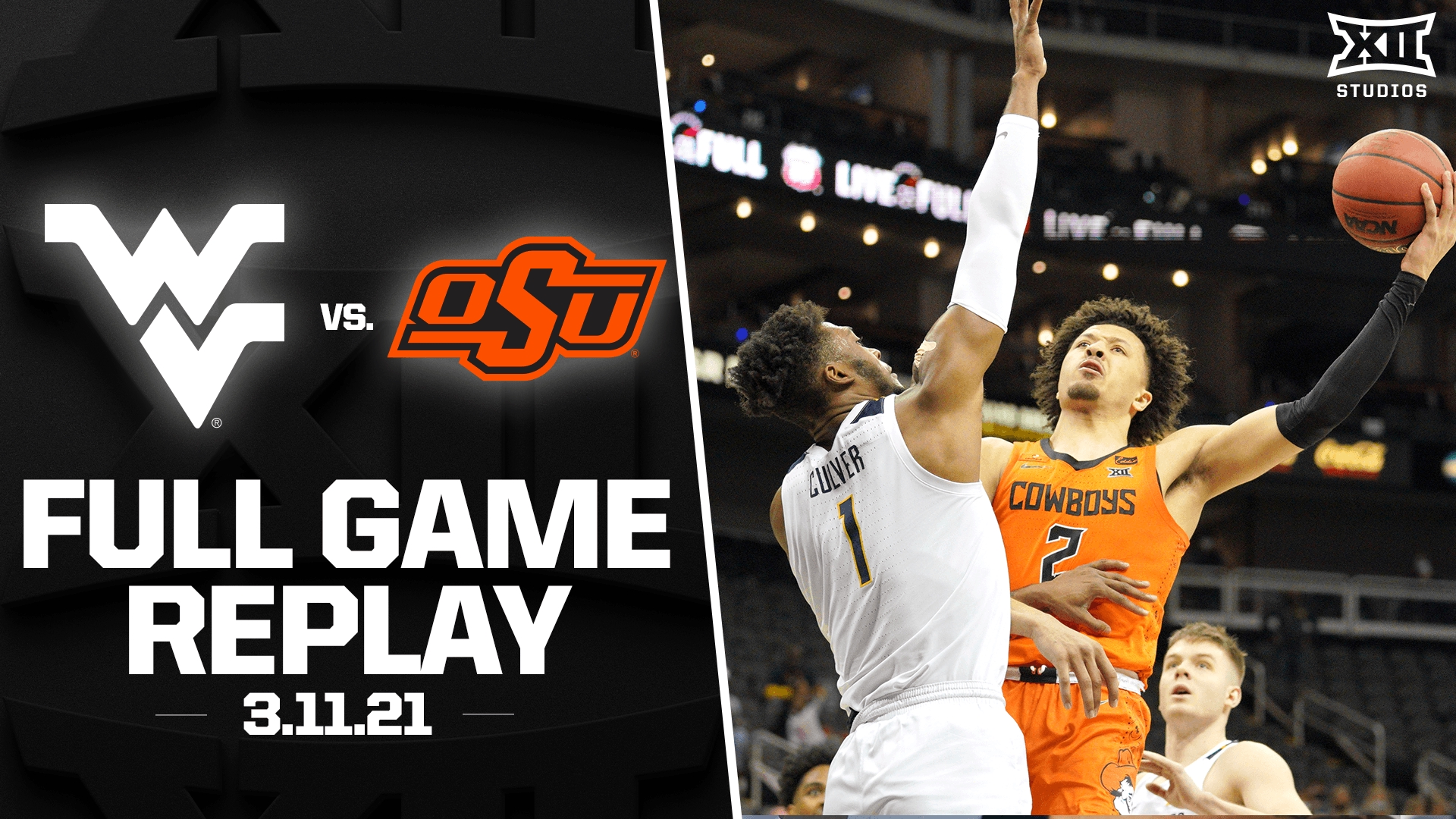 West Virginia vs. Oklahoma State & Cade Cunningham (3.11.21) Men's Basketball Replay
