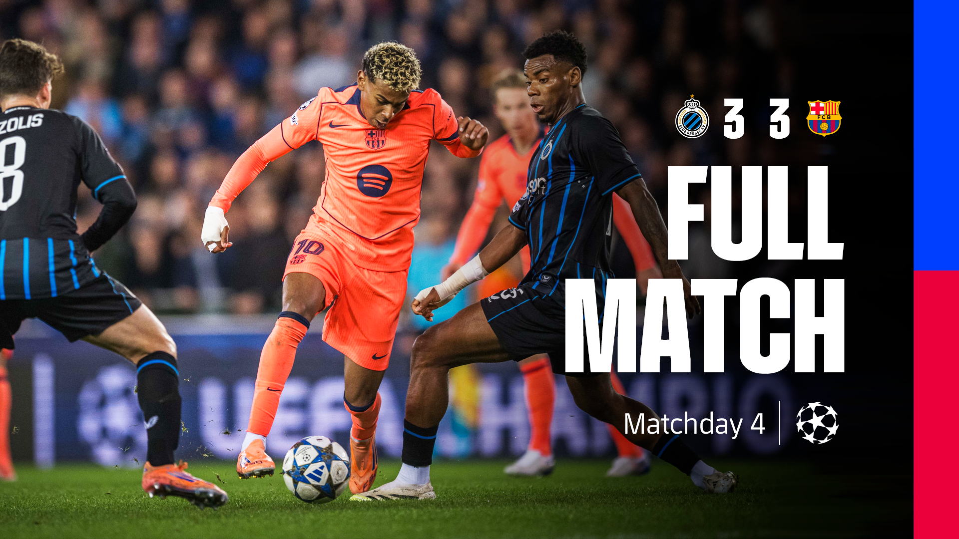 PARTIDO COMPLETO | Club Brugge - Barça | Champions 2025/26