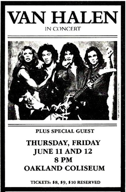 Van Halen: Oakland, CA @ Oakland Arena 1981