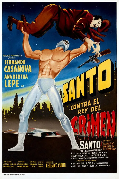 Santo contra el rey del crimen