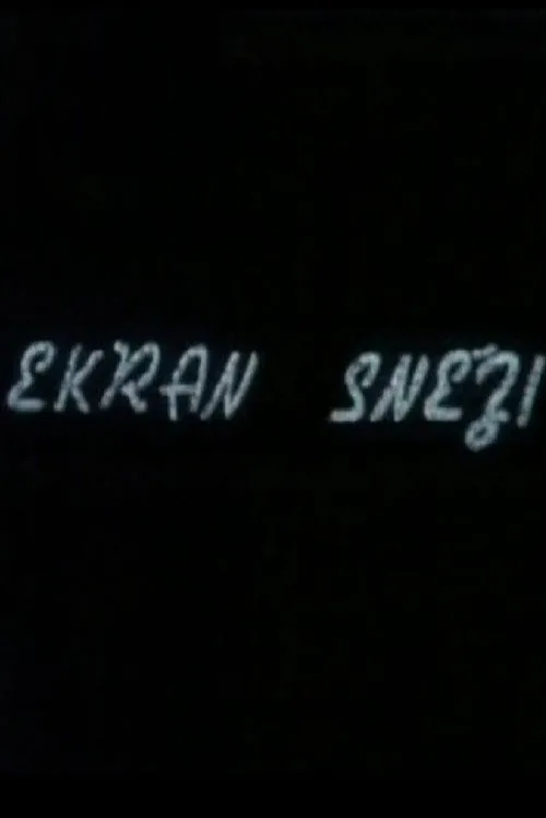 Ekran sneži