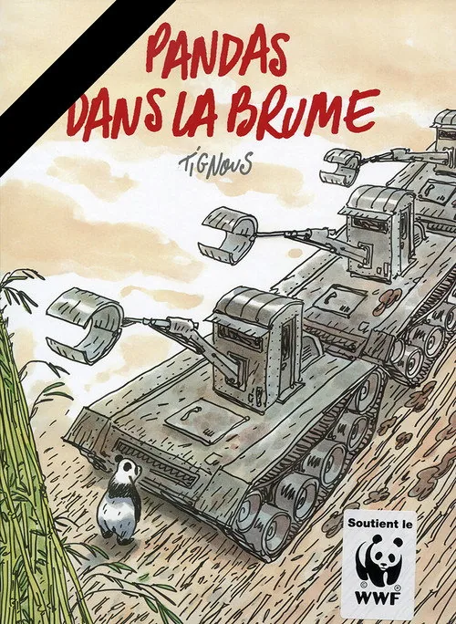 Pandas dans la brume: Dépliant