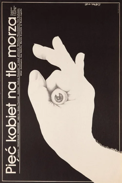 Pięć kobiet na tle morza