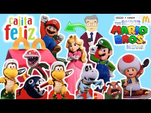 Cajita Feliz - SUPER MARIO BROS Movie (Internacional) - PARTE 1 | Colección McDonald´s - TOY SHOTS