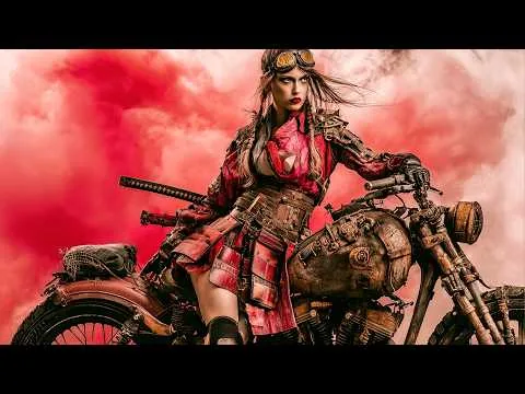 Steampunk Samurai Biker Chick | Survivors Fight for a Dying World | Post-Apocalyptic | Full Movie