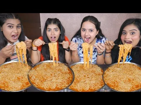 World's Spicy Garlic Maggi Eating Challenge | Spiciest Maggi Eating Competition | Maggi Challenge