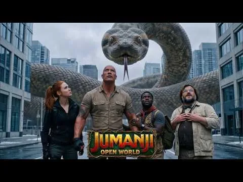 Jumanji: Open World (2026) Movie | Dwayne Johnson, Kevin Hart, Jack Black | Review and Analysis