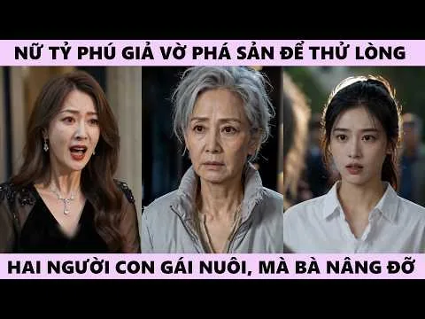 Nữ Tỷ Phú Giả Vờ Phá Sản 30 Ngày, Tôi Nhìn Thấu Lòng Người Của 2 Con Gái Nuôi Từng Hết Lòng Giúp Đỡ