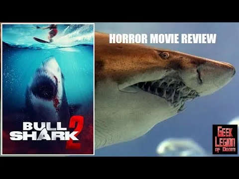 BULL SHARK 2 ( 2024 Thom Hallum ) Man Eating Sharks in a Lake Horror Movie Review