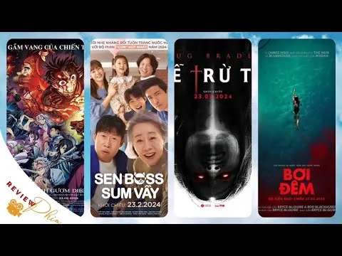 Review phim: SEN BOSS SUM VẦY, BƠI ĐÊM, LỄ TRỪ TÀ và THANH GƯƠM DIỆT QUỶ 2024