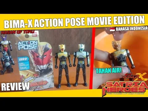 REVIEW - BIMA-X ACTION POSE MOVIE EDITION I Satria Heroes Revenge Of Darkness (2017)