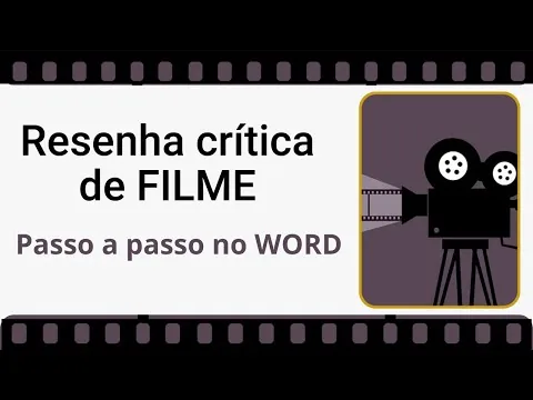 How to make a MOVIE REVIEW – Example in Word step by step