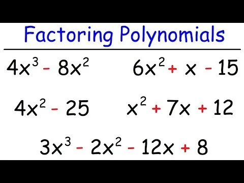 ਪੌਲੀਨੋਮੀਅਲਜ਼ (polynomials) ਨੂੰ ਆਸਾਨ ਤਰੀਕੇ ਨਾਲ ਫੈਕਟਰ ਕਿਵੇਂ ਕਰੀਏ!