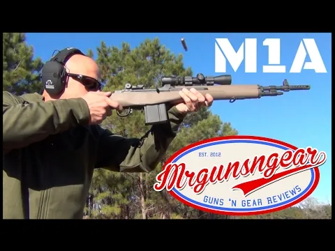 Springfield Armory M1A Scout Squad 308 ਰਾਈਫਲ ਅਤੇ Burris 2-7x ਸਕਾਊਟ ਸਕੋਪ ਸਮੀਖਿਆ (HD)