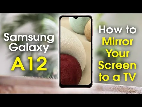 Samsung Galaxy A12 ਆਪਣੀ ਸਕਰੀਨ ਨੂੰ ਟੀਵੀ 'ਤੇ ਕਿਵੇਂ ਮਿਰਰ ਕਰਨਾ ਹੈ | H2techvideos | Samsung Galaxy A12...