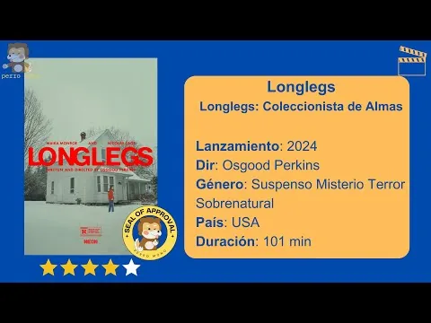 Reseña y Resumen Película: (2024) Longlegs / Longlegs coleccionista de almas