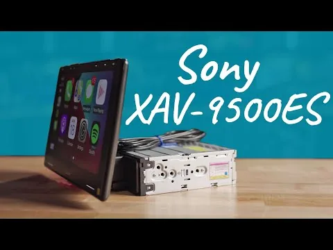 Sony XAV-9500ES floating-screen receiver with Apple CarPlay and Android Auto | Crutchfield