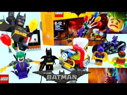 Lego Batman Movie The Joker Balloon escape 2017 Building Review 70900 + short Movie Review